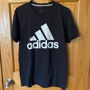 Adidas Black Short Sleeve Tee Iconic Logo